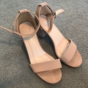 Simple Tan Sandle Heels